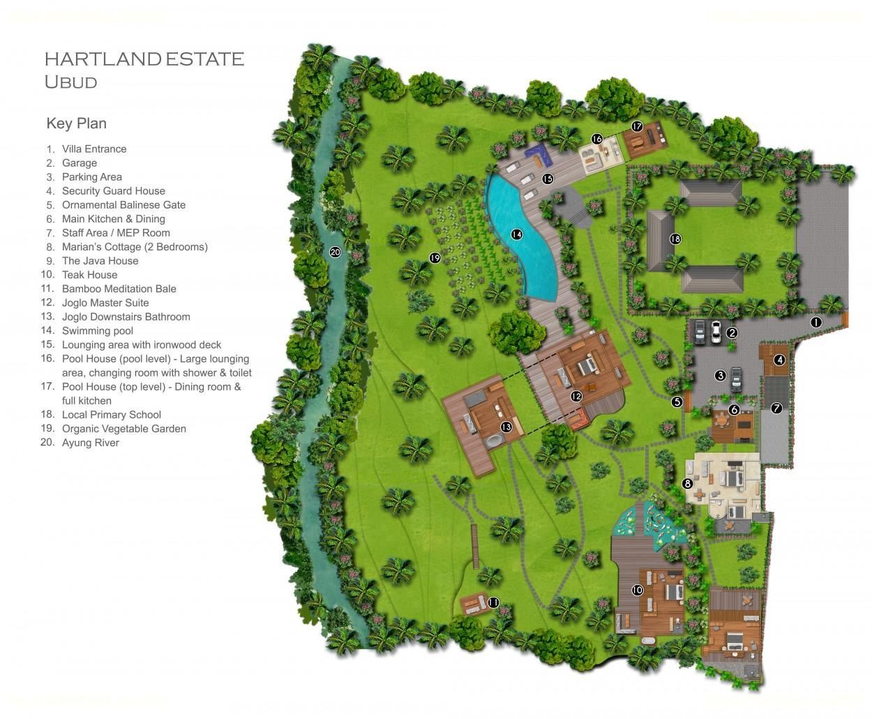 Villa Hartland Estate Floor Plan
